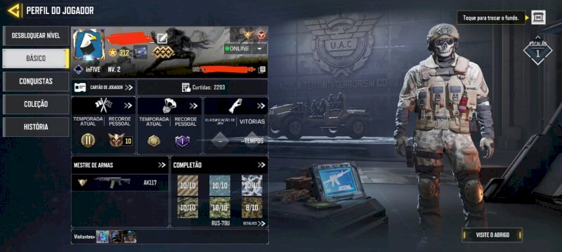 Desapego Games - Call of Duty (COD) > Vende-se Conta básica COD