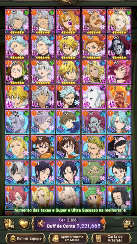 7DS GRAND CROSS Seven Deadly Sins Starter Reroll 6000+ Gems Global EUR 80,00 - FR