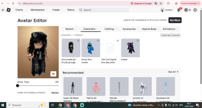 Desapego Games - Roblox > CONTA COM MUITAS SKINS COM PREMIUM E 19MIL ...
