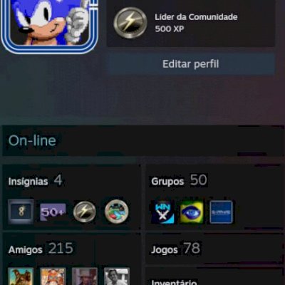 Conta Steam +70 Jogos, valor negociável