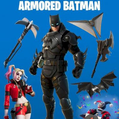 Fortnite - Pacote Batman Zero (6 códigos do zeropoint) 