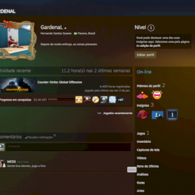 Conta CSGO / Prime / 4000 HORAS / Mercado Liberado / Email Original