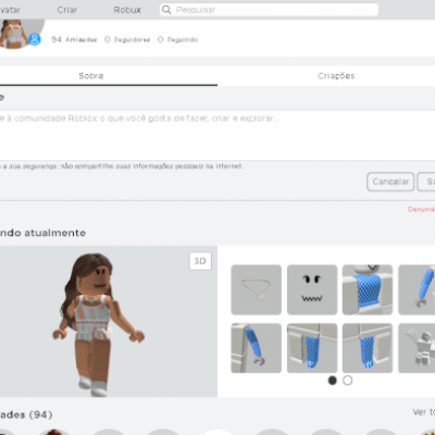 CONTA DE ROBLOX COM MAIS DE 7K DE ROBUX GASTOS!