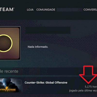 Conta Steam com + de 5000 hs no CSGO 