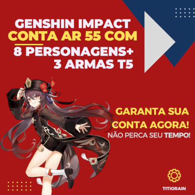 CONTA AR 55 COM 8 PERSONAGENS T5  & 3 ARMAS T5 + MAPA (DESERTO) PARA EXPLORAR!