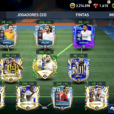 CONTA MUITO BOA FIFA MOBILE GER 128 COM OS MELHORES JOGADORS DO JOGO BARATÍSSIMA