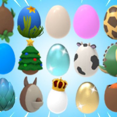 ADOPTE ME - EGGS - OVOS (FAZENDA, JURASSICO, PINK, BLUE, SELVA, GOLD, AUSTRALIA)
