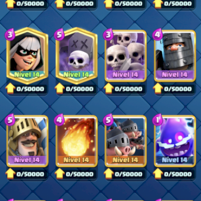 Nivel 43 • 7000 Troféus • 94k Ouro • 19 Cartas Full !