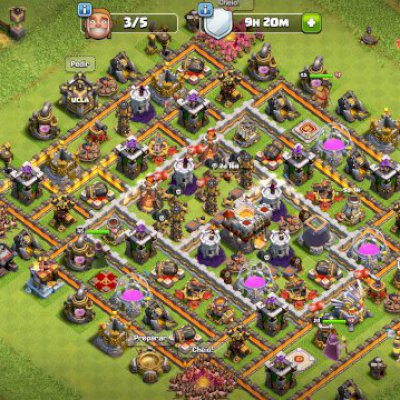 DUAS CONTAS - CV 11 quase full com 10.300k de gemas + CV 9 com 3.000k de gemas