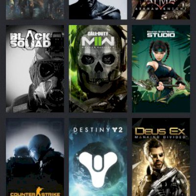 Vendo conta da STEAM com mais de 30 jogos top! 