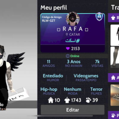 CONTA AVAKIN LIFE MUITO RICA • NIVEL 48 • 8 asas