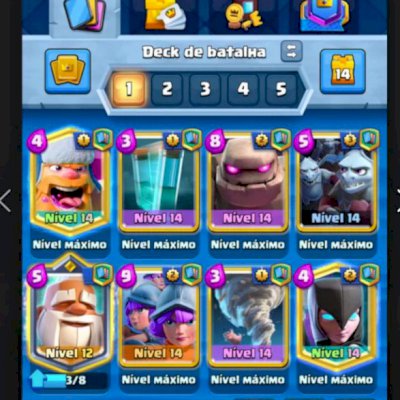 CLASH ROYALE CONTA FULL + MONGE