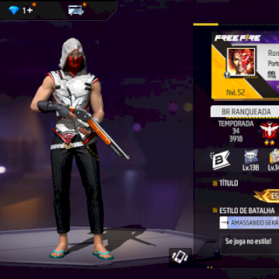 Conta ff, pra sair agora negócio 