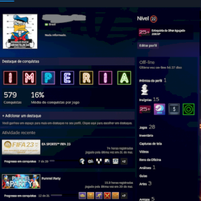 CONTA STEAM COM  50 JOGOS / NIVEL 22 