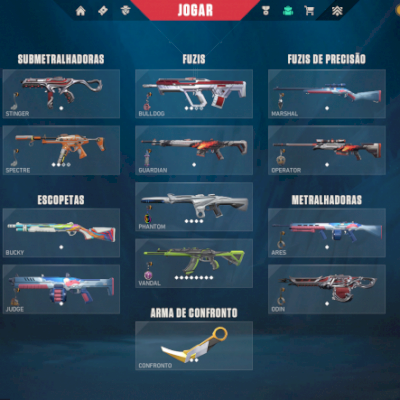 CONTA VALORANT COM 700 REAIS GASTOS! KARAMBIT SUBLIME E MAIS 4 FACAS