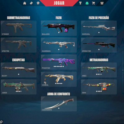CONTA DE VALORANT, TOP, FULL ACESSO. 37 SKINS! promoção.