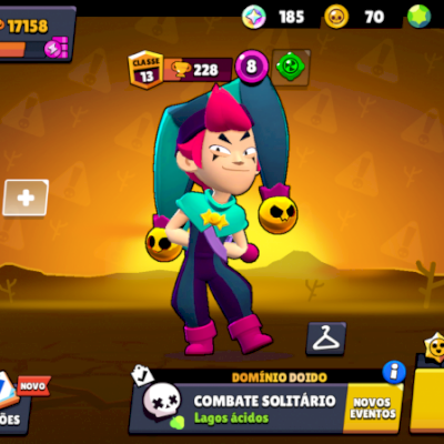 CONTA BRAWL STARS - 17K DE TROFÉUS - 70 DE OURO - 57 BRAWLERS - PREÇO DE BANANA