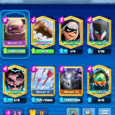 conta  full acesso!! com quase todas as cartas do jogo.