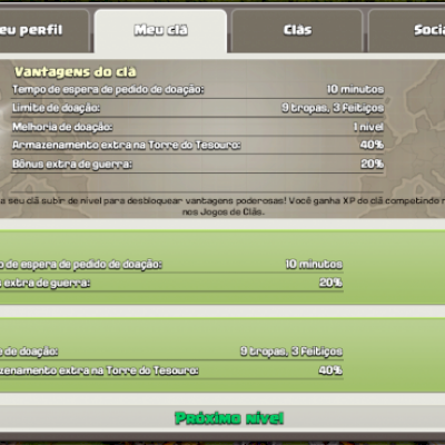 Clã Lvl 8, Liga ouro 3 capitólio lvl 5