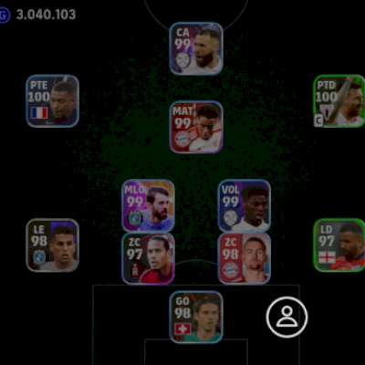 Conta de efootball mobile 