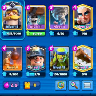 Conta de Clash royale com 5400 troféus 
