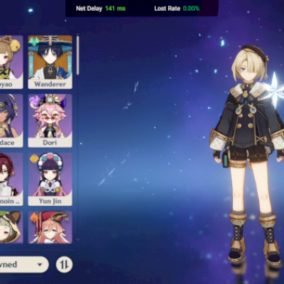 Conta AR 52 - 8 personagens T5 - Genshin 