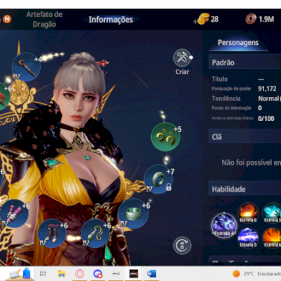 Hechicero (maga) LVL 70+  (+-) 90k 