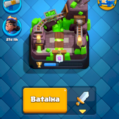 Conta excelente de jogar /  arena 15 nível 24 / 97 cartas ,  em uso a 5 anos 