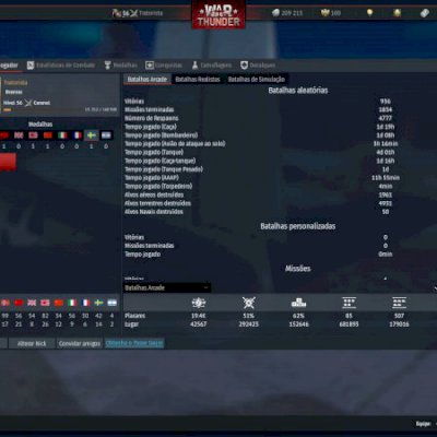 DESAPEGO: Conta War Thunder - Vários veículos Premium é Comprar e se divertir!