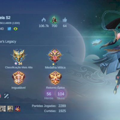 Conta MLBB barata