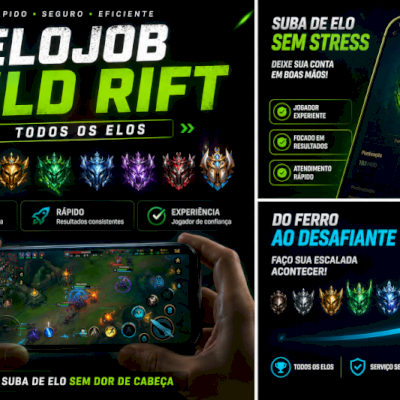 🔥 ELOJOB WILD RIFT — TODOS OS ELOS 🔥