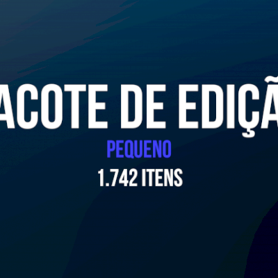 Pacote de edição profissional pequeno