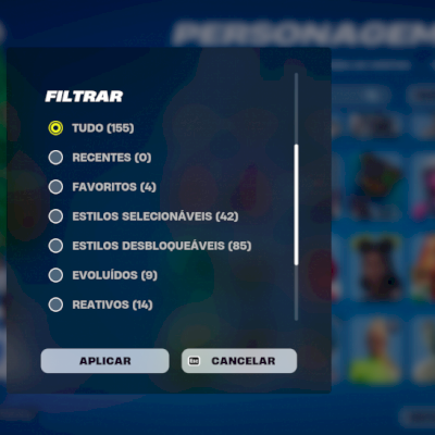 conta de fortnite