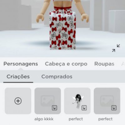 CONTA ROBLOX FEMININA