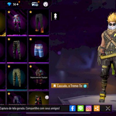 Vendo conta boa no free fire 