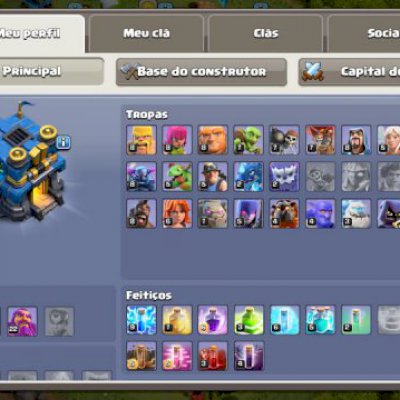 Conta Clash of Clans CV 12 Bem upada