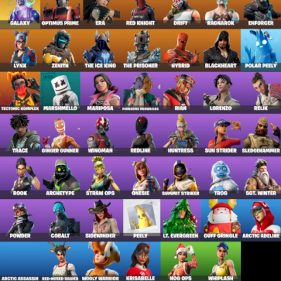 Conta com galaxy +skins