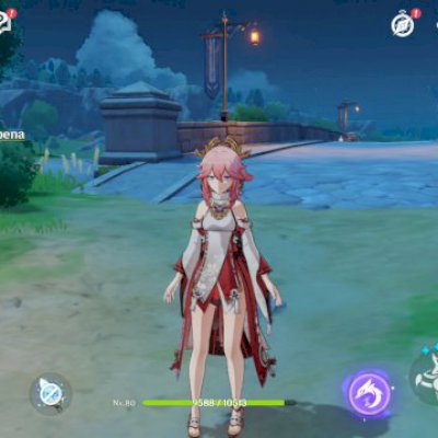 Conta AR 50+ Yae Miko+Arma e Xiao entre outros.