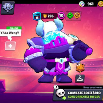 BRAWL STARS CONTA COM SKINS