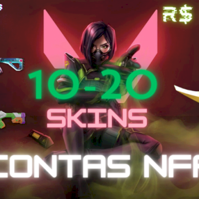 VALORANTE CONTAS (NFA).[10 ATE 20 SKINS GARANTIDAS E ENVIO IMEDIATO].