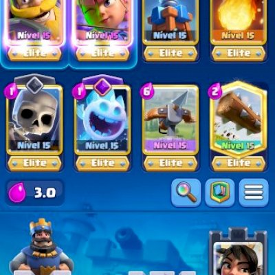 Conta 9.000 Troféus Clash Royale 