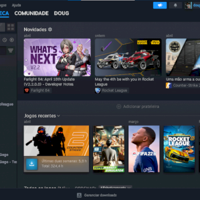 CS 2(PRIME), R6, FIFA22, ROCKET LEAGUE, SUPERMARKET SIMULATOR