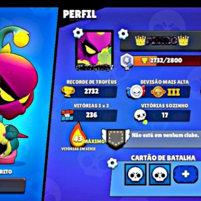 🔥MELHOR CONTA DE BRAWL STAR COM OS MELHORES PERSONAGENS🔥