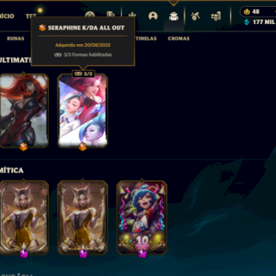 Conta do LOL