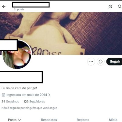 2010-2014 Conta do Twitter Antiga X + Tematica LGBT feminino 18 + Seguidores 