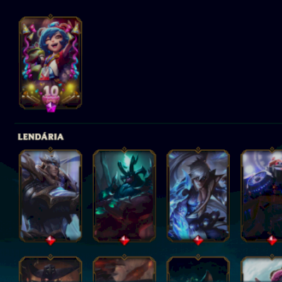 CONTA DE LOL 90 SKINS
