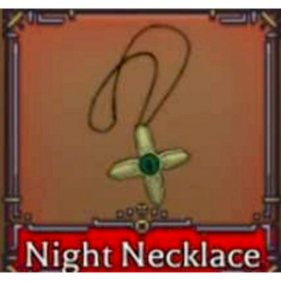 NIGHT NECKACE KING LEGACY 