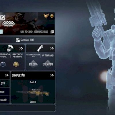 CONTA COD MOBILE - NÍVEL 168 - LENDÁRIO S3