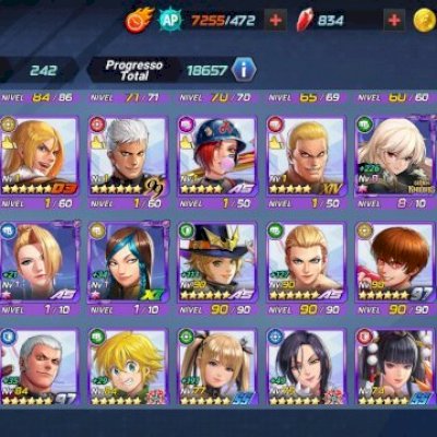 Conta do jogo Kof ALL Star antiga para colecionador 