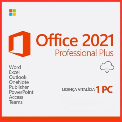 Licença Key Office 2021 Professional